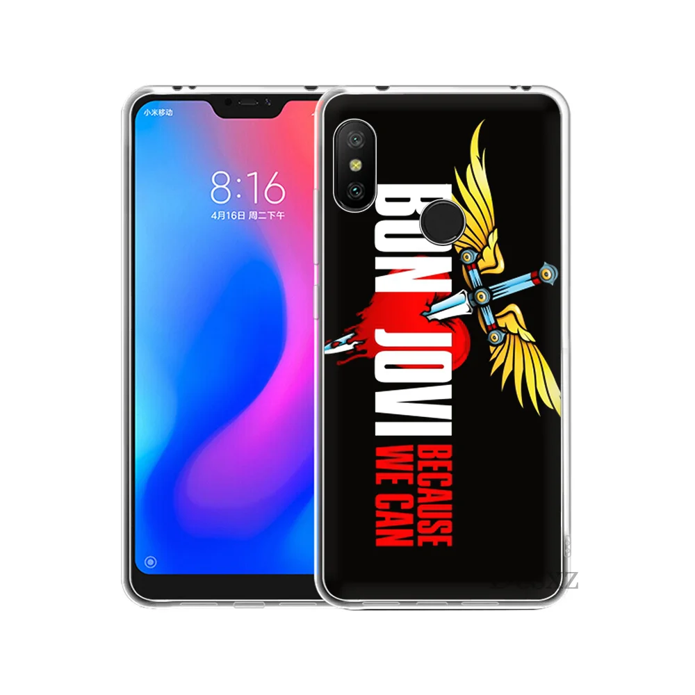 Жесткий чехол Desxz для мобильного телефона Bon Jovi Rock Xiaomi Mi 5 5S 6 8 9 A1 A2 5X 6X Mix 2S F1 Lite