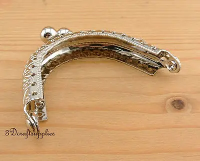 Металлическая оправа сумка для шитья металлическая 6 5 см серебристый цвет A25|purse