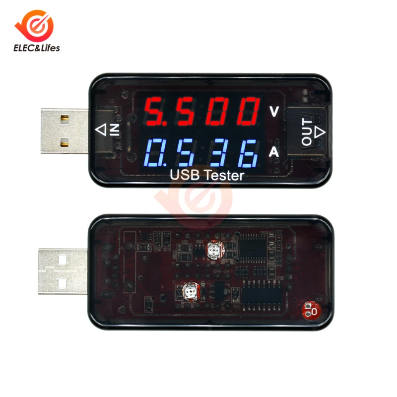 4 бит высокая точность USB Вольтметр Амперметр ЖК цифровой Ток Напряжение зарядный детектор мобильный мощность USB тестер зарядное устройство Доктор