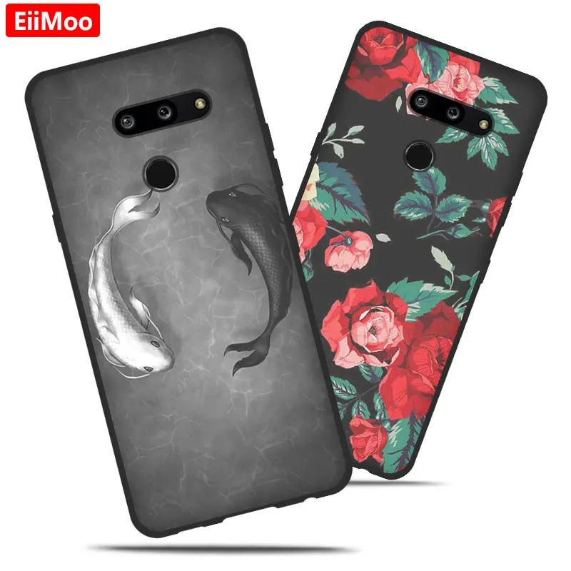 EiiMoo ультра тонкий матовый чехол для телефона LG G8 ThinQ Чехлы Мягкая силиконовая