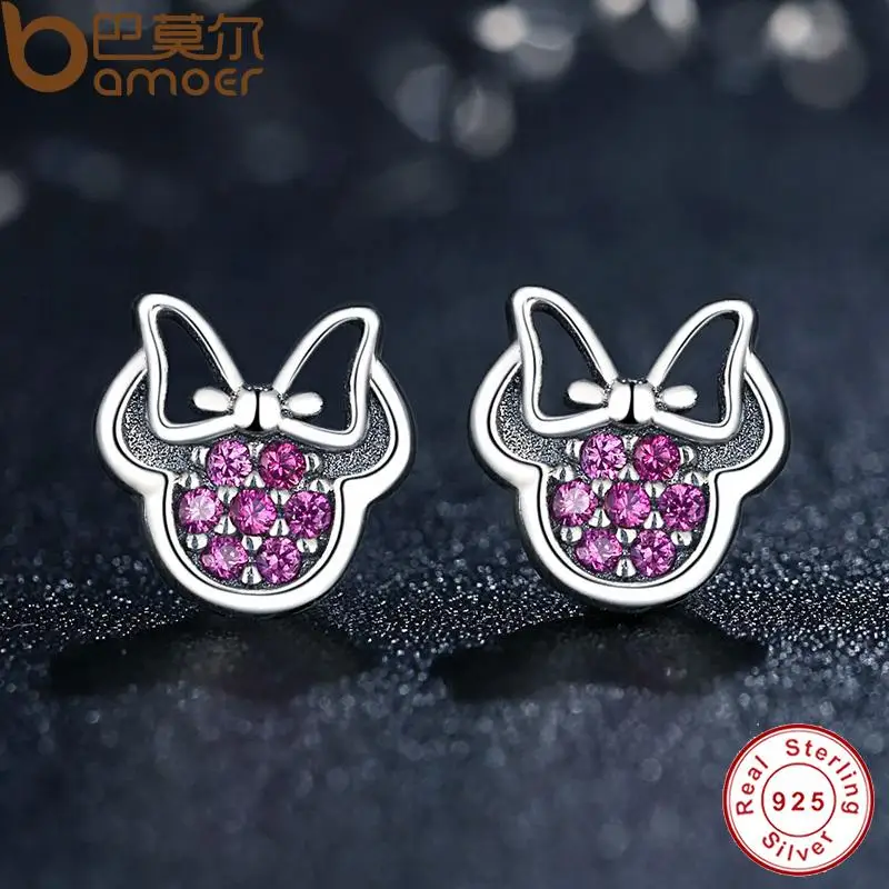 Подарочные ювелирные изделия из серебра 925 пробы в виде Красной Минни|special store|925