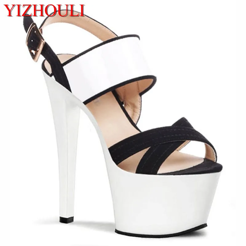 

Ms/модные босоножки; новые босоножки на высоком каблуке с кристаллами; пикантные модельные туфли белого, розового, черного цвета