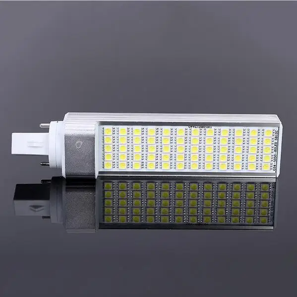 G24 E27 5W 7W 9W 11W 13W 15W 85 V-265 V/AC горизонтальная штепсельная лампа SMD5050 bombilas LED PL