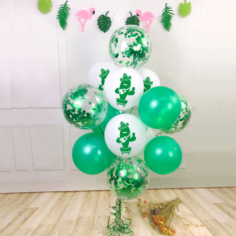 15 шт. Гавайские тропические вечерние воздушные шары кокосовое дерево бикини