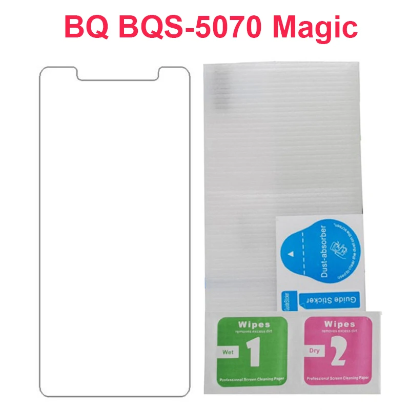 

1PCS Ultra-thin Tempered Glass for BQ BQS-5070 BQS 5070 Magic smartphone mobile Screen Protector Film Protective Screen Cover
