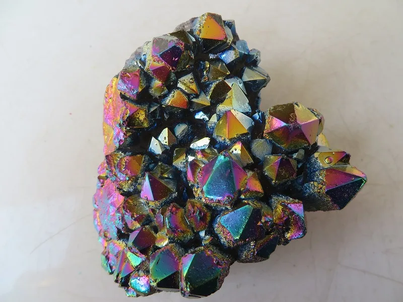 199g AA Natural More Colour QUARTZ Titanium Crystal Cluster Specimens Reiki | Дом и сад