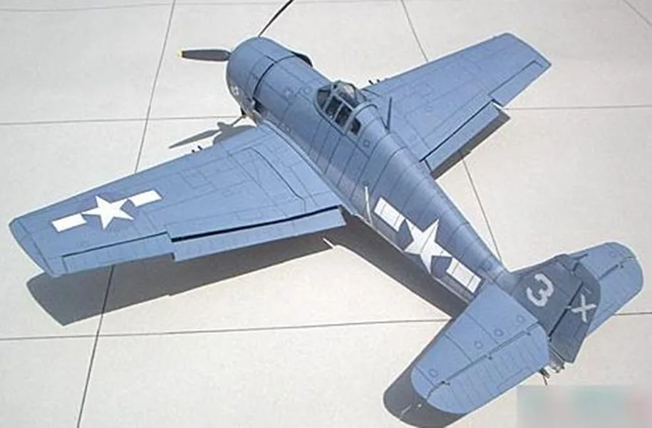 Масштаб 1:32 американская версия модель бойца hellcat набор 3D бумажных моделей