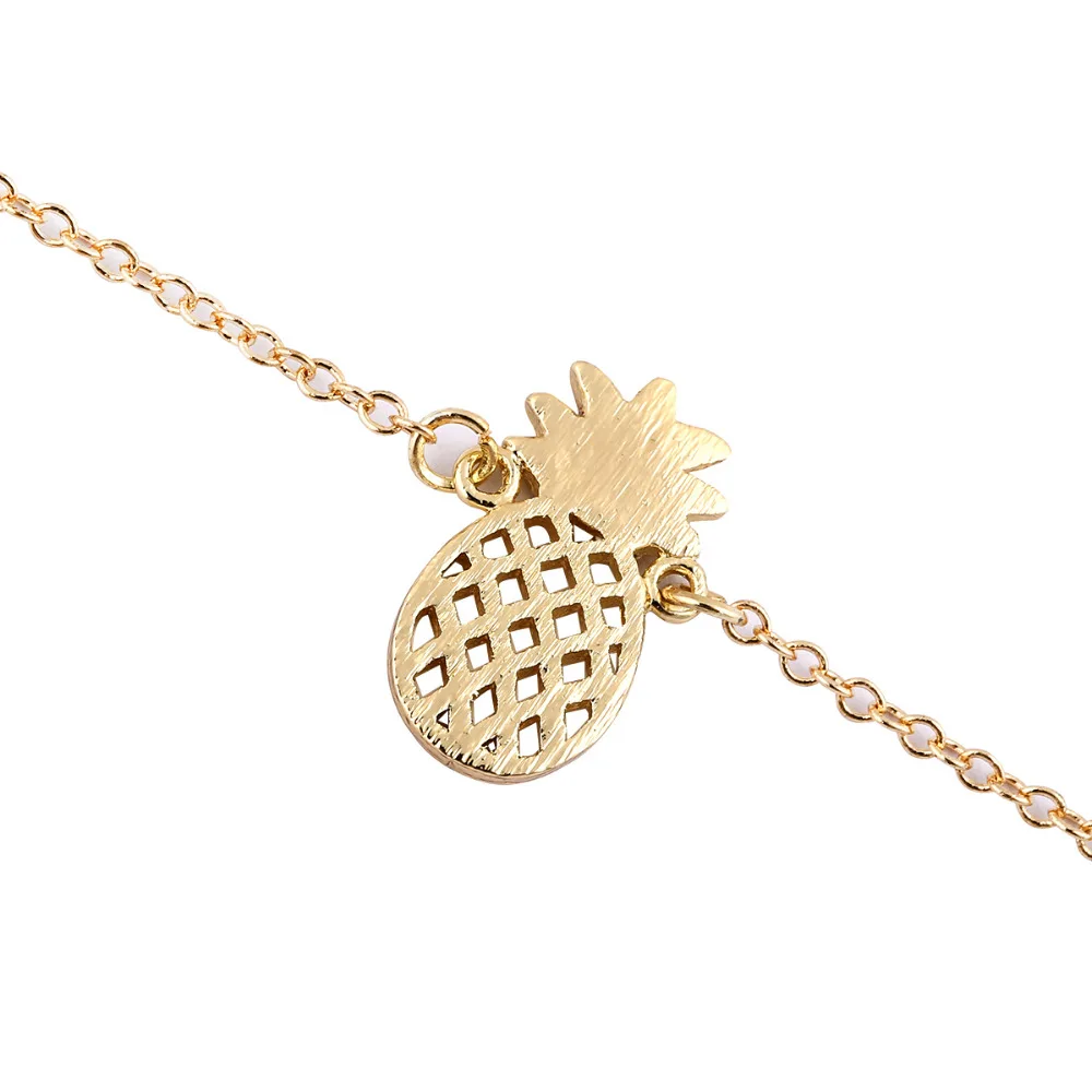 Женский браслет Shuangshuo модный с ананас цепью рисунком ананаса Рождественский