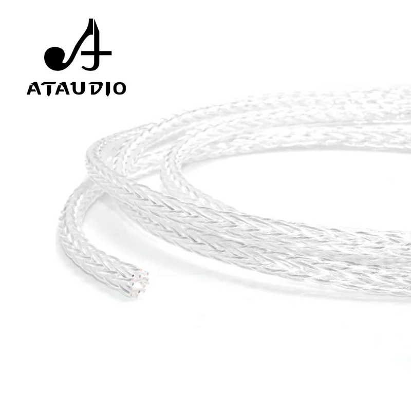 ATAUDIO 8AG высокочистый посеребренный OCC Hifi динамик объемный кабель 16 жил аудио