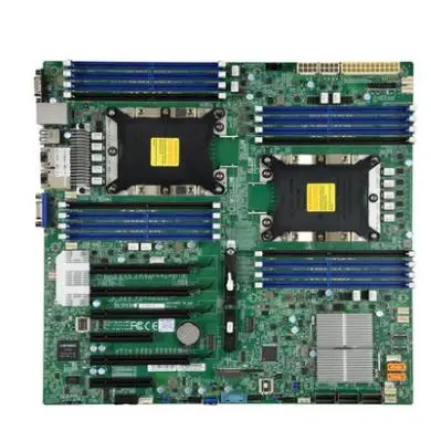 

Dual X11DPI-N motherboard LGA3647 can support 2 GPU cards