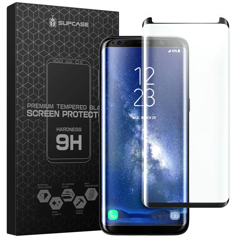 SUPCASE для Samsung Galaxy S8 5 8 &quotАнти-Царапины Премиум 3D изогнутый край анти-ударный