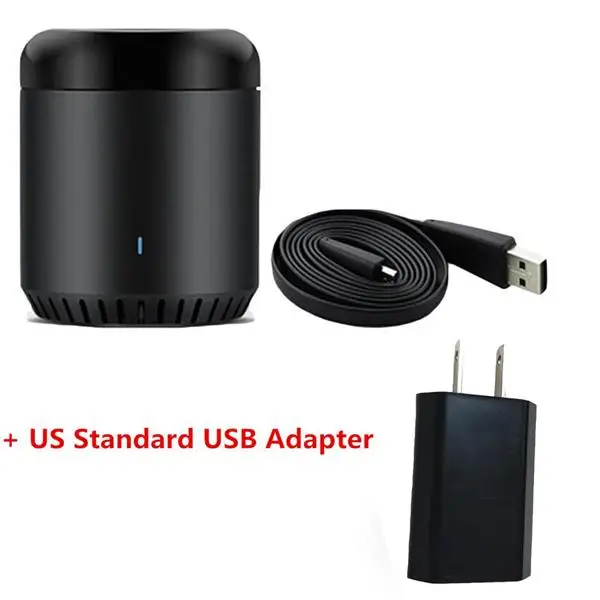 Mini 3 with us plug Broadlink умный дом автоматизация управления Лер RM Mini 3 Работа для Alexa Google Home IFTTT WiFi+ IR+ 4G беспроводное приложение Голосовое управление - Комплект: Mini 3 with us plug
