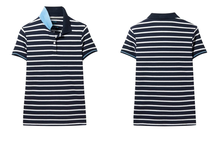 Giordano женская футболка Polo в полоску с короткими рукавами slim fit,имеет несколько цветовых решений и размеров