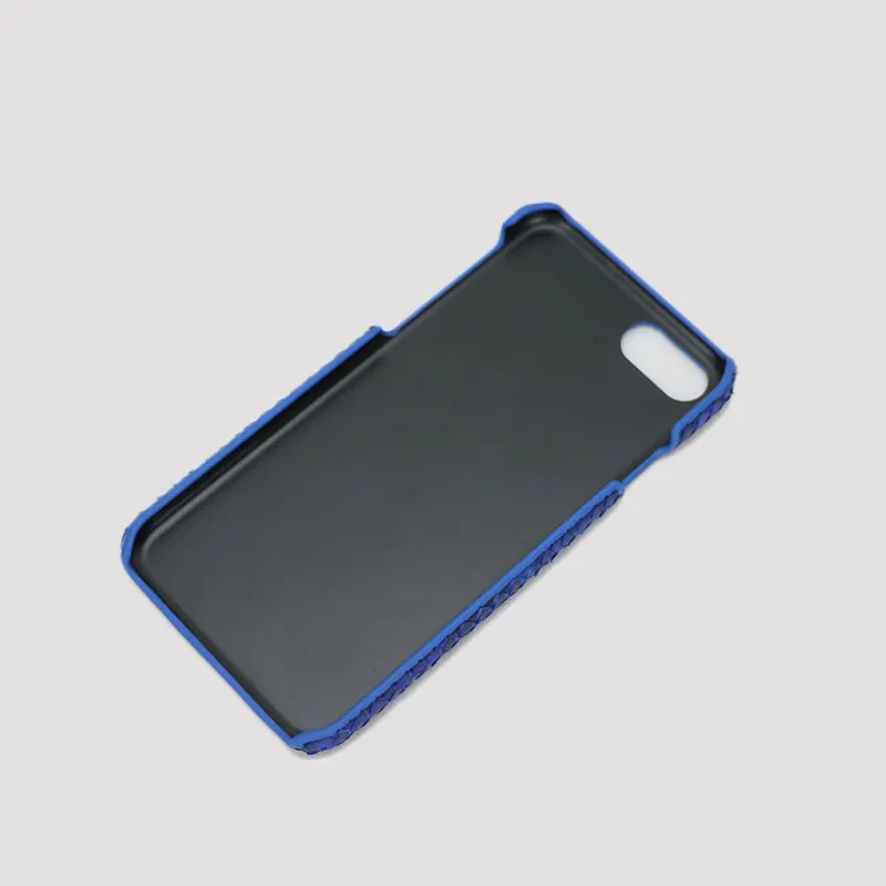 Индивидуальный роскошный синий чехол из кожи питона для Iphone оригинальный