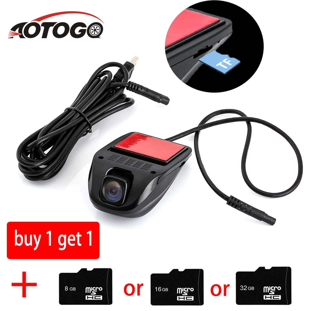 видеорегистратор Автомобильный цифровой HD ночного видения Dash Cam рекордер для