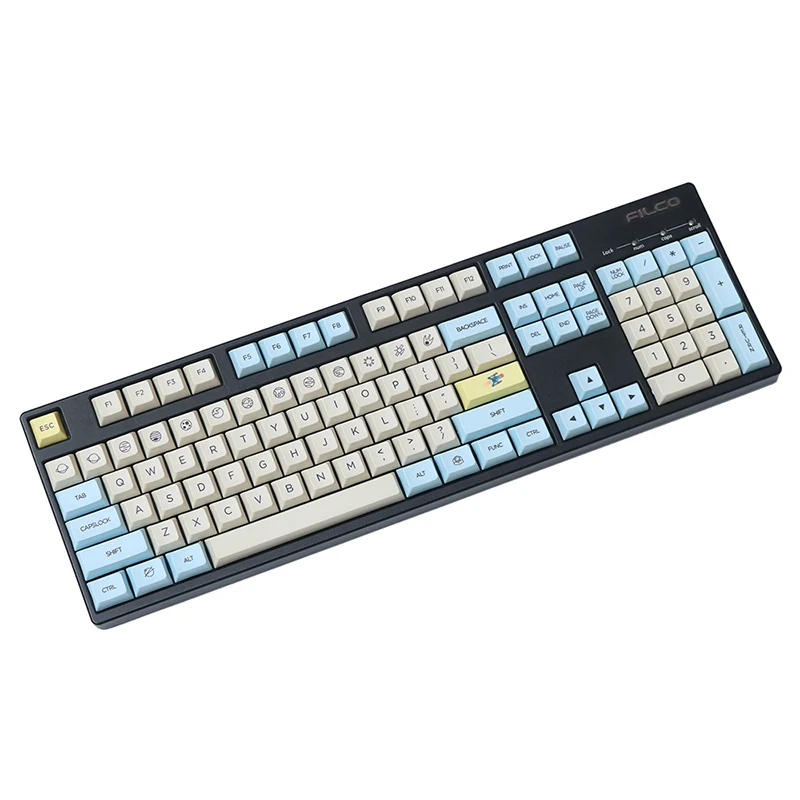 Xda профиль 165 клавиш pbt Материал краситель субкровать keycap для mx Переключатель механическая клавиатура