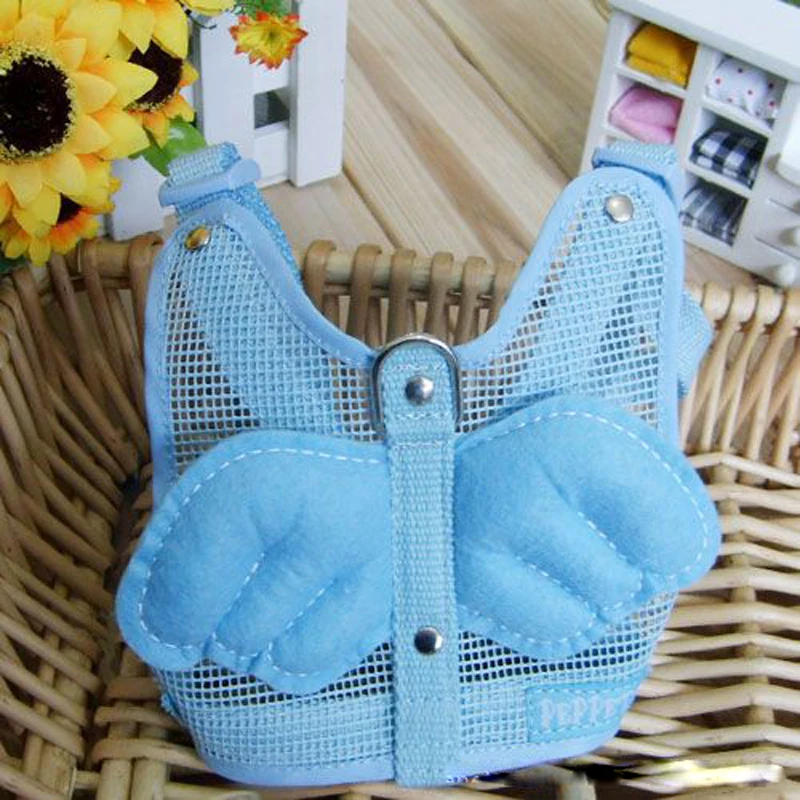 Регулируемый сундук для собак жилет поводок набор дышащих ремней маленьких