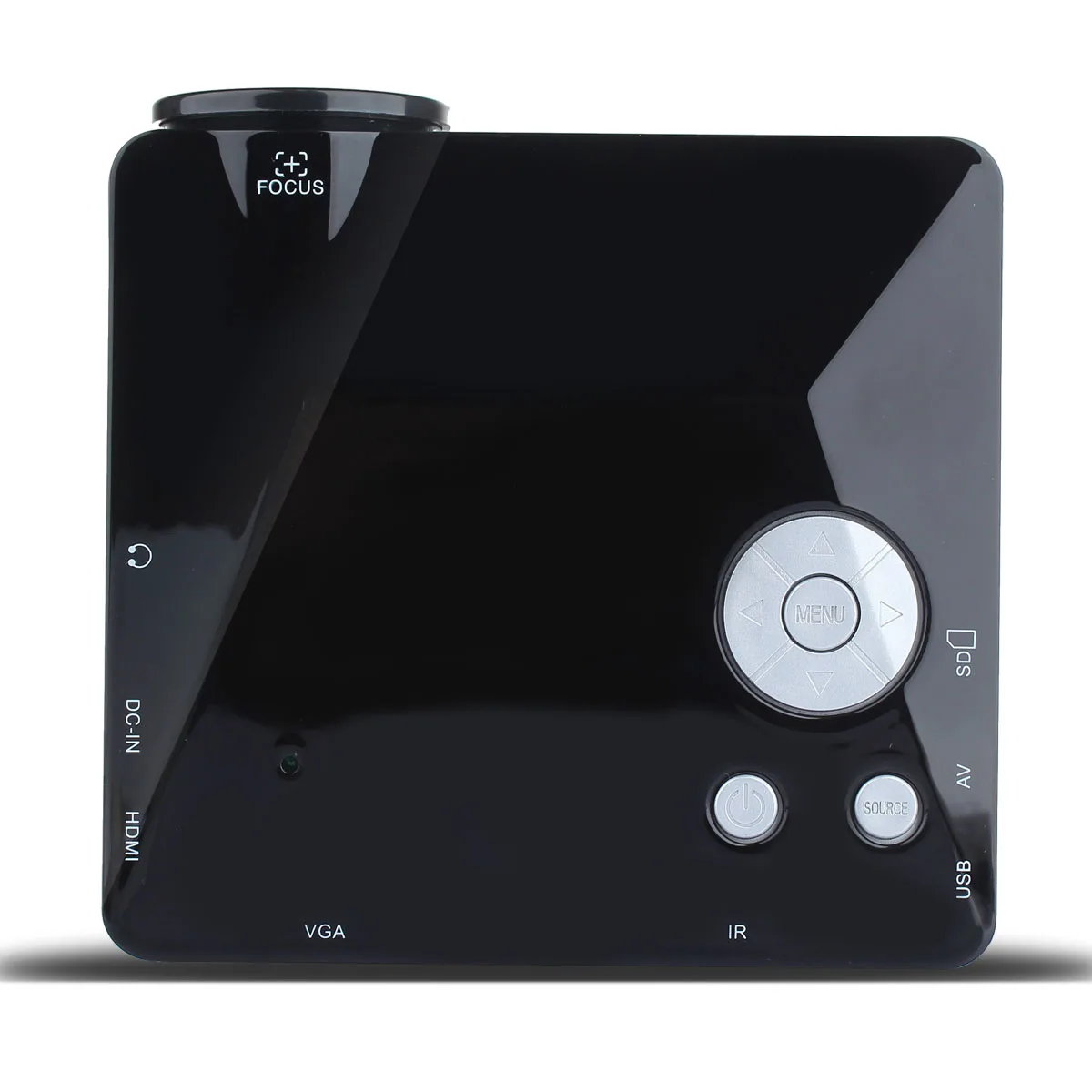 Новый Мультимедийный HD 3D LED Мини Домашний Кинотеатр ЖК Игры Проектор AV/VGA/SD/USB/HDMI