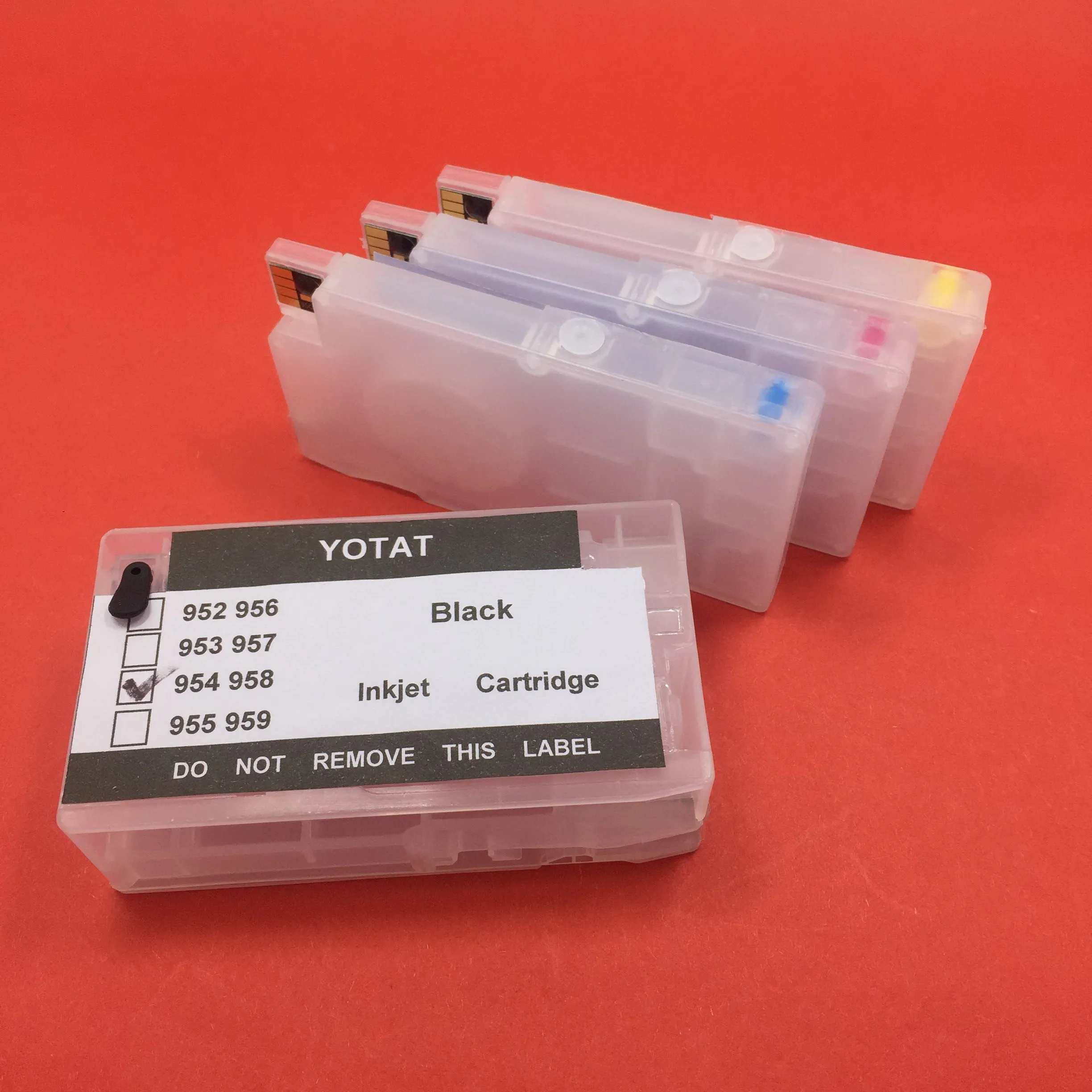 Пустой картридж YOTAT (Одноразовый чип) 954 чернильный для HP XL OfficeJet Pro 8702 7720 7730 7740 8210 8218