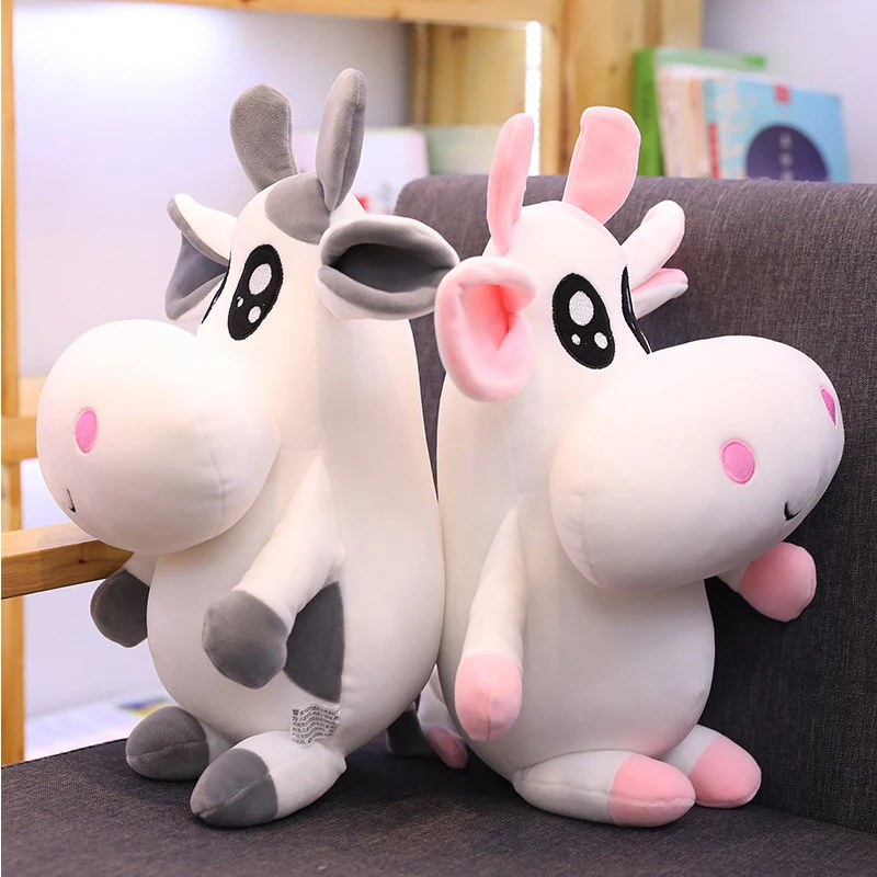 30-95 см Kawaii животные игрушки детские молочная корова милые Мультяшные набитые