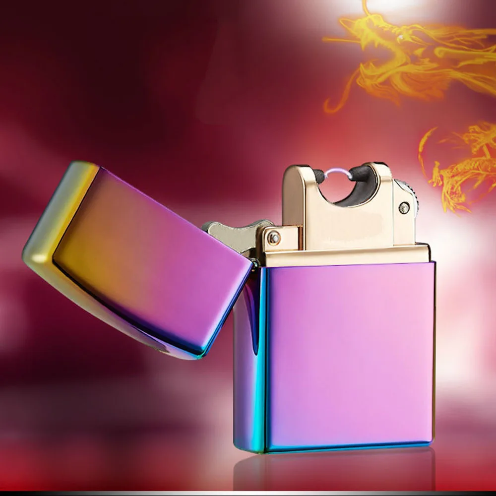 Usb дуговая Зажигалка для сигарет сигар электронные зажигалки мужчин|arc lighter|usb arc