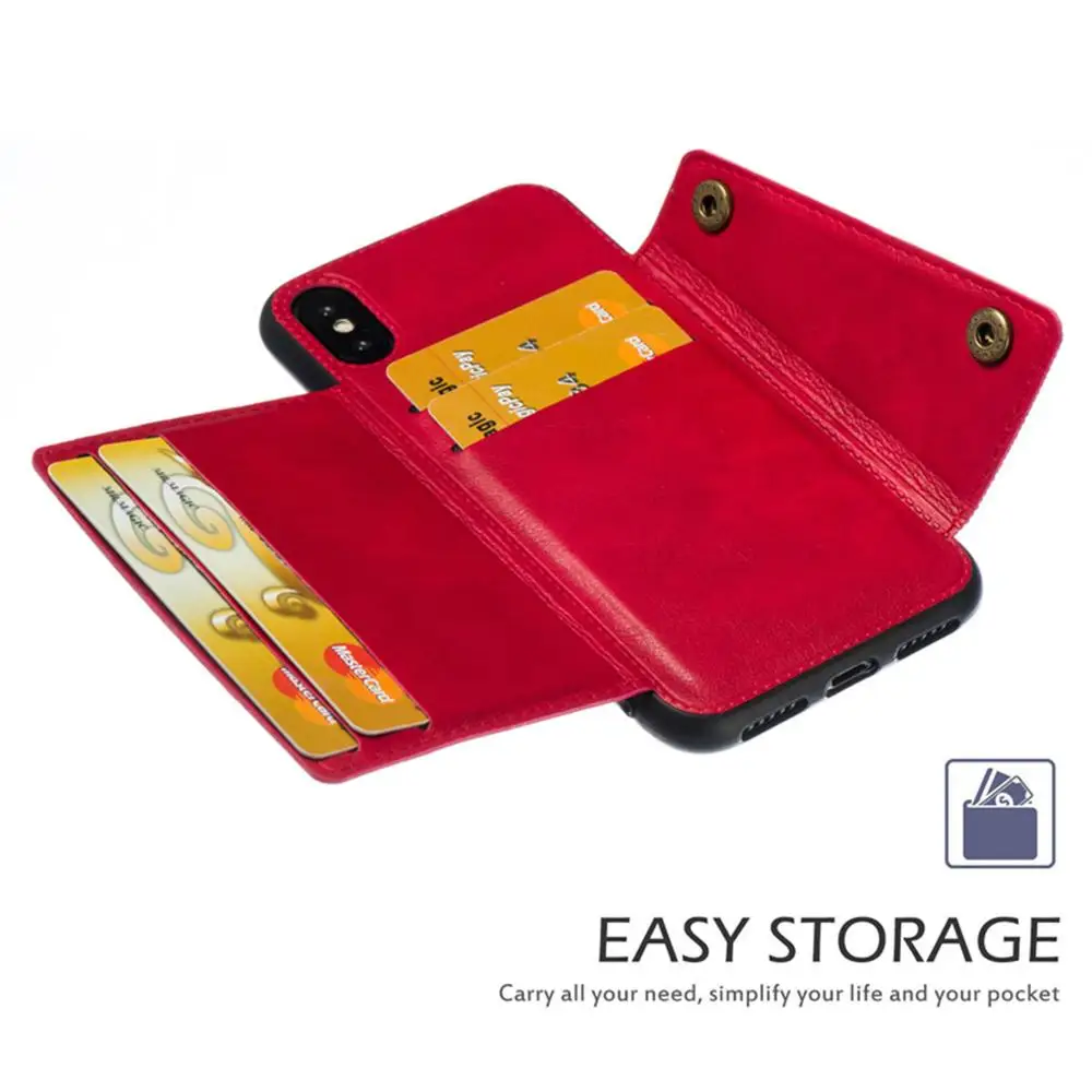 Новый качественный чехол Kisstop из искусственной кожи для iPhone X 6 6s 7 8 Plus XS несколько