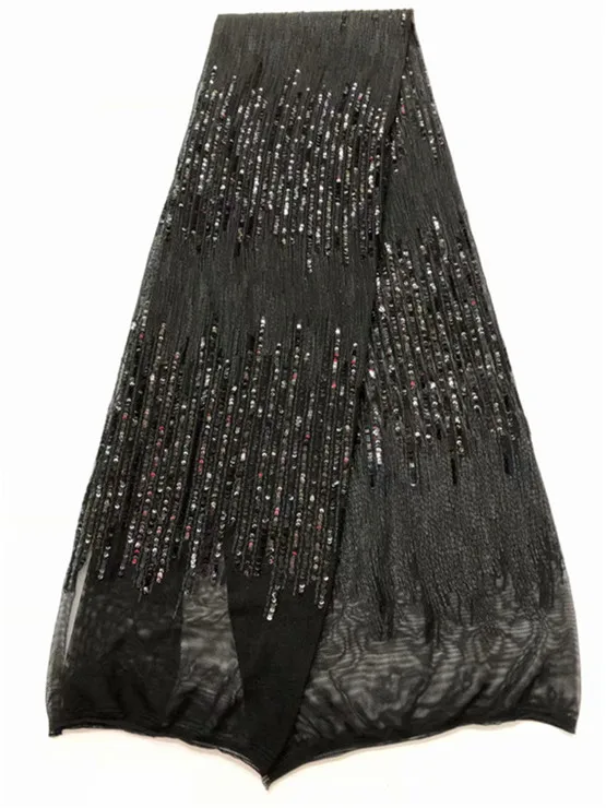 Высококачественная африканская кружевная ткань винно-красная с блестками