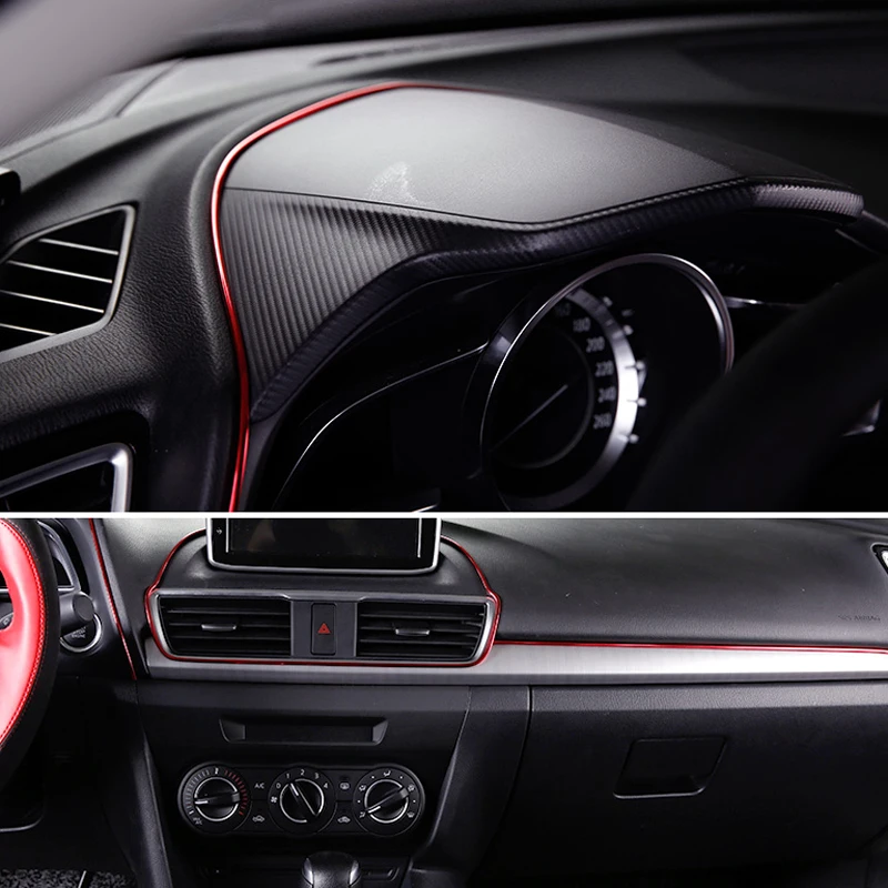 Декоративная лента для салона автомобиля 5 м 3D линия автозапчасти Suzuki SX4 SWIFT Alto Liane