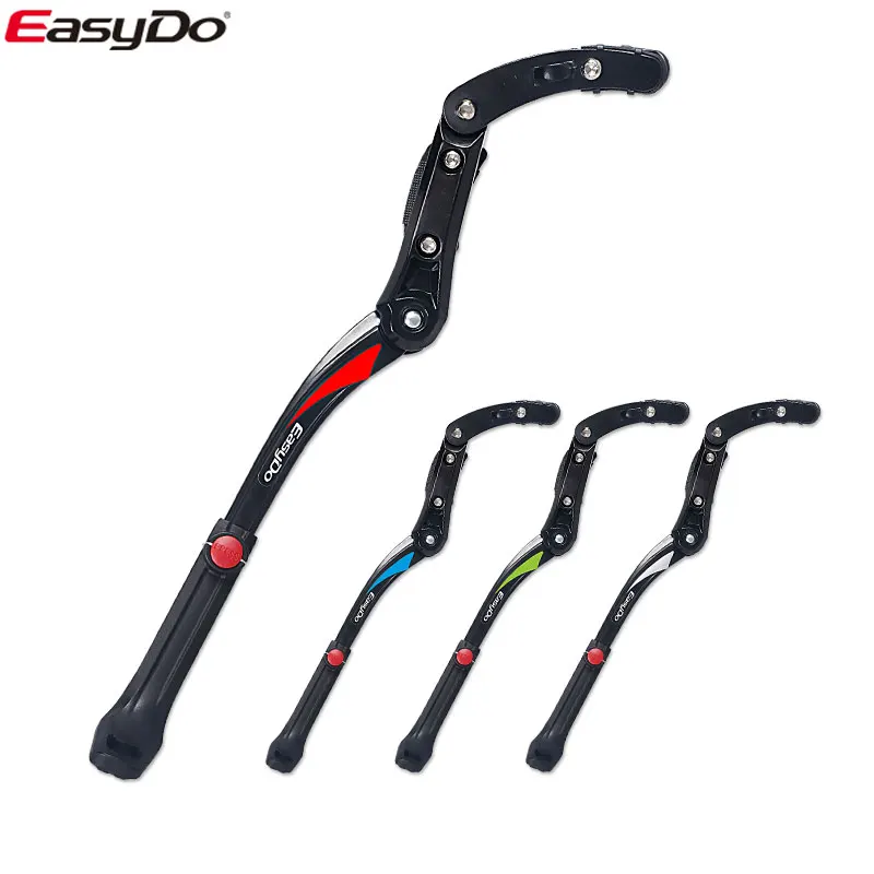 

Easydo Bicycle Kickstand Alloy 24"-29" MTB Mountain Bike Frame Side Kick Support 26-33CM adjust Cycle Parking Rack KA56 KA56L