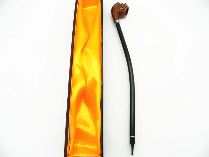 Деревянная трубка для курения с длинным львом 1 шт. ручная работа высокое