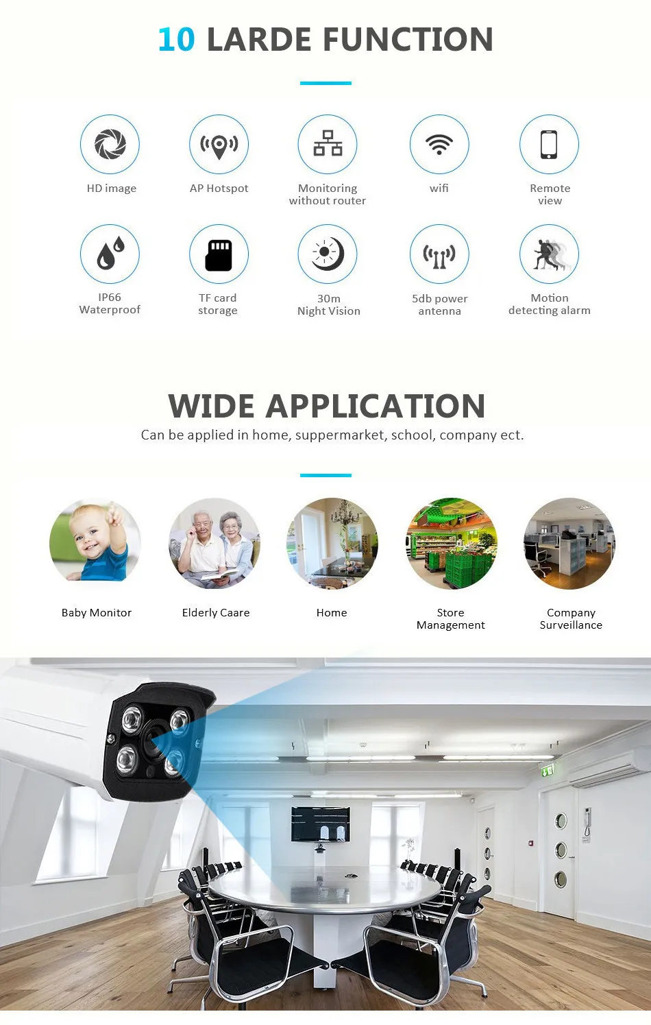 1080P HD Беспроводная CCTV IP камера мини пуля wifi камера IRCUT наружная Водонепроницаемая камера наблюдения безопасности 2.0мп камера Yoosee APP