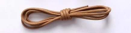 1 пара из вощеного хлопка круглые шнурки для ботинок кожаные Водонепроницаемый шнурки Для мужчин ботинки martin шнурки шнурке Длина 80/100/120/140 см P2 - Цвет: Yellow brown