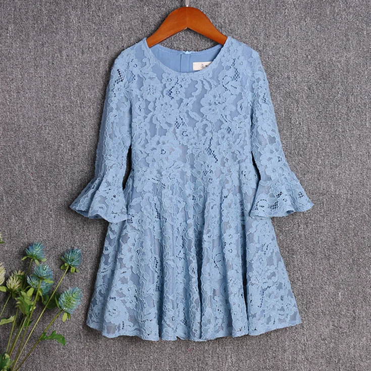 Весенняя детская одежда Красные кружевные повседневные юбки платье для мамы и