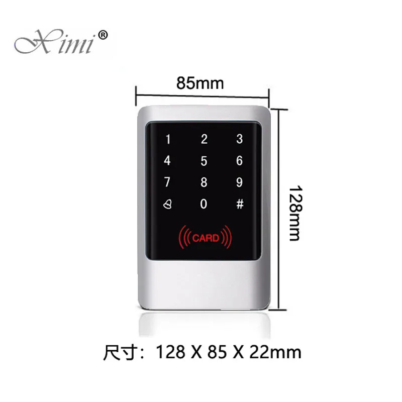 

125KHZ RFID Card Smart Card Access Control IP65 Waterproof Metal Proximity Card Access Control With Keypad Wiegand In And Out