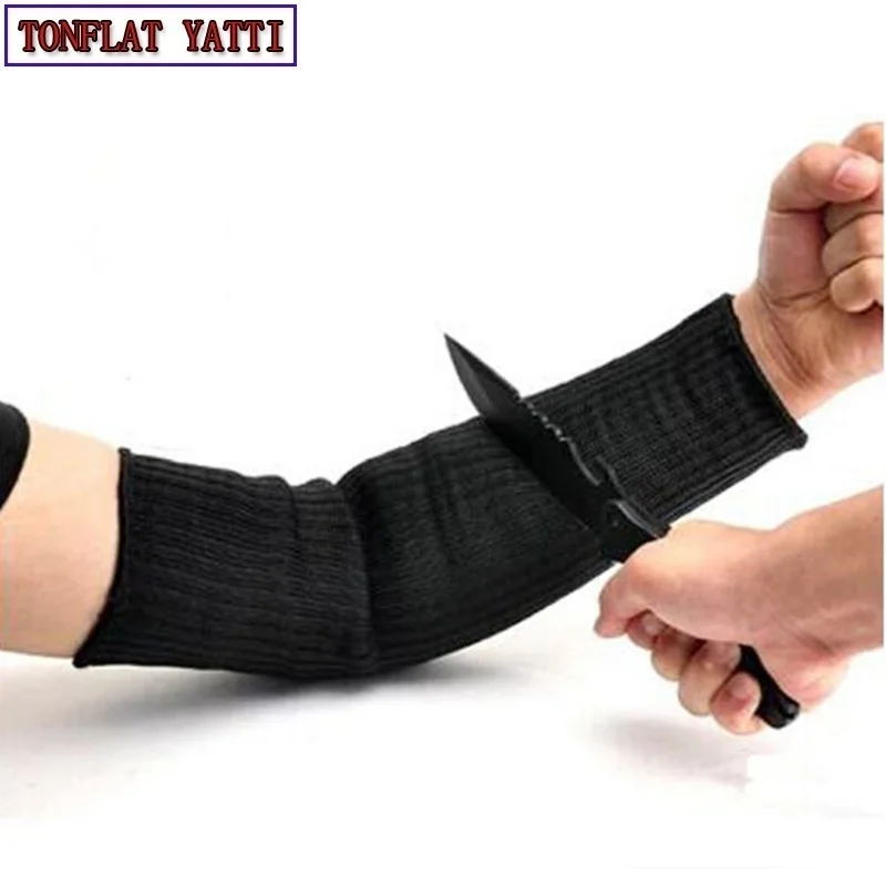 

1 Pair Steel Wire Cut Proof Arm Sleeve Guard Bracer Anti Abrasion Armband Protector Anti-cutting Arms Work Labor Protection Tool
