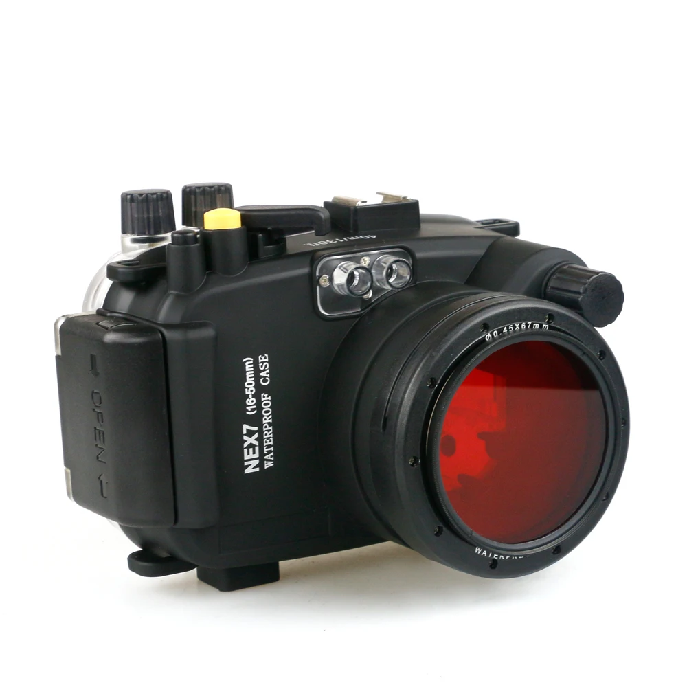 Водонепроницаемый чехол для камеры Sony NEX 7 16 50 мм водонепроницаемый подводной