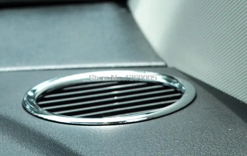 Для Jeep Compass 2011 2012 2013 2014 2015 Внутренний Воздух Условного Vent Рамка ABS Пластик Ddornment