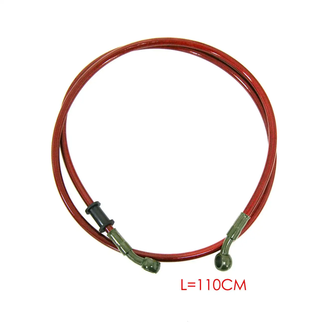 110cm Clutch Brake Oil Hose Tube Pipe Line M10 Ends Red for Motorcycle | Автомобили и мотоциклы