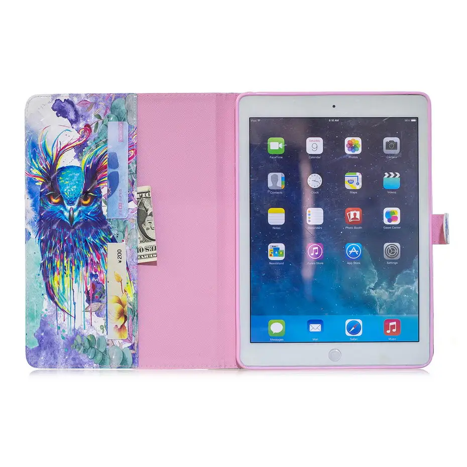 3D Painted PU Leather Case For Apple iPad Mini 1 2 3 7.9&quot Cover for Funda Tablet Shell | Компьютеры и офис