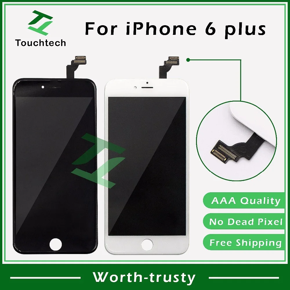 1 шт. OEM протестированный один за другим качество AAA +++ для iPhone 6 Plus сменный ЖК экран