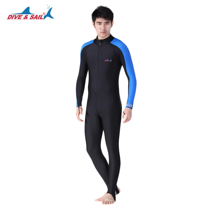 

DIVE&SAIL One-piece Long Sleeve Lycra Rushguard Wetsuits Diving Skin Men Women Jumpsuit Summer Swimwear Beach Surf Clothes