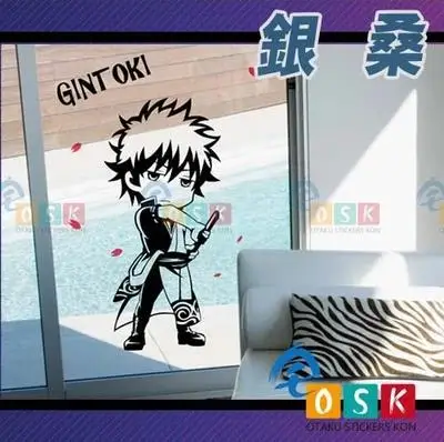 Виниловые наклейки на стену GINTAMA декоративные для дома автомобиля|vinyl wall|vinyl wall