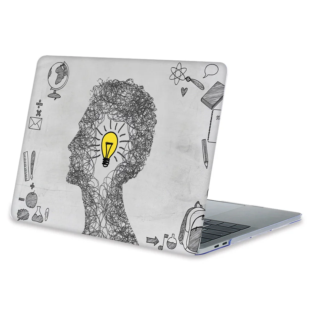 Жесткий чехол Redlai с пластиковым узором для MacBook Air Pro retina 11 12 13 15 16 дюймов Сенсорная панель A2141 A2159 A1932 чехол для ноутбука - Цвет: A268
