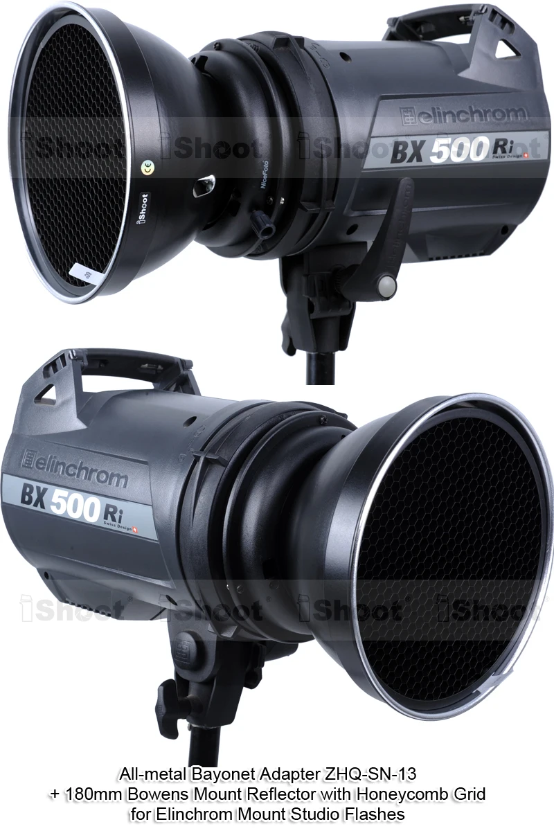 Горячее предложение: металлический байонетный адаптер для Elinchrom Mount Studio Flash