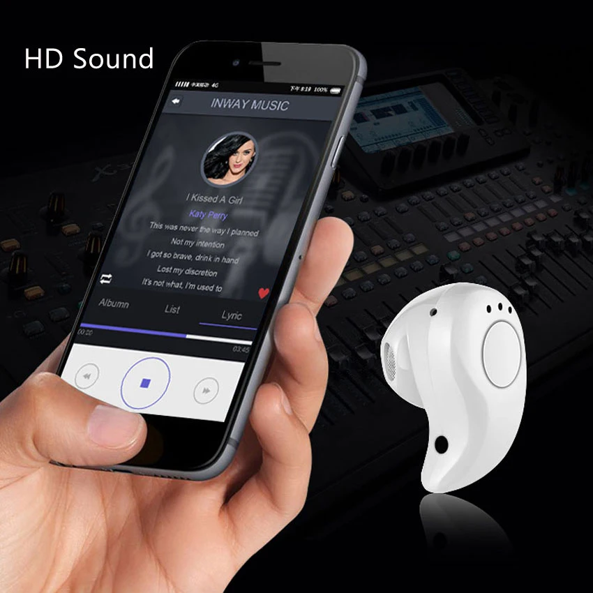 S530 мини беспроводные Bluetooth наушники невидимые Маленькая Музыкальная гарнитура с