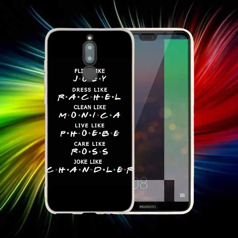 Coque Capa 09 Мягкий силиконовый чехол для huawei Коврики 20 10 Lite 20 pro s Nova 3 4 3i y9 y6 y5 y7 pro 20X крышка друзей ТВ шоу - Цвет: Coque Capa 09