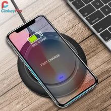 CinkeyPro QI Беспроводное зарядное устройство для зарядки 5 В/1A акрил