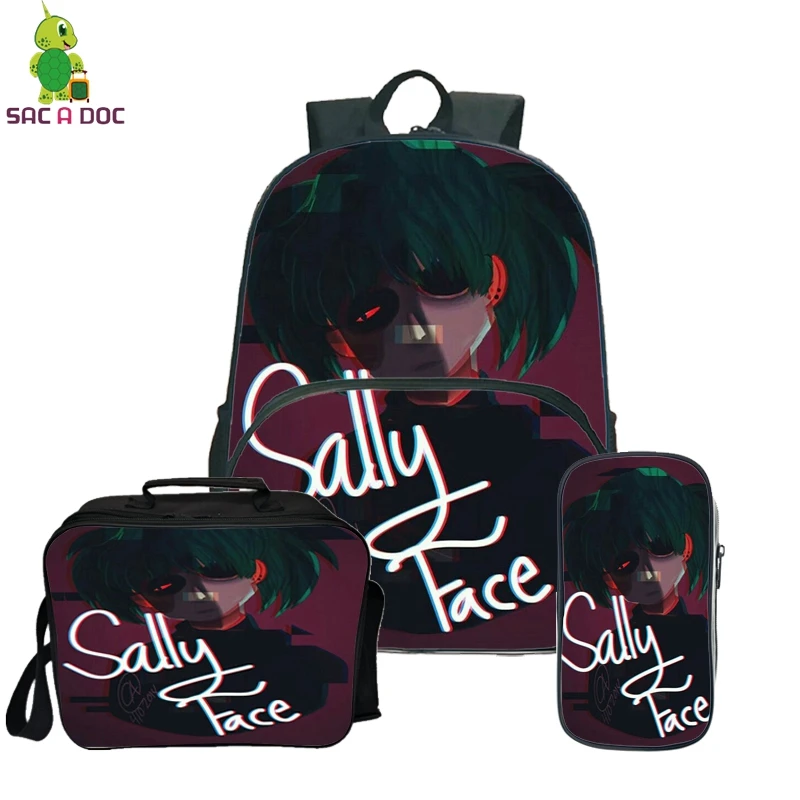Сумка с лицом Салли для подростков дорожный рюкзак девочек и мальчиков школьные