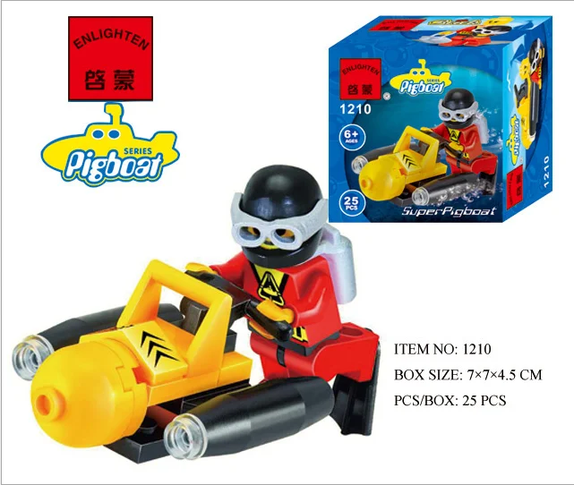 Enlighten модели Здание игрушка Совместимость с LEGO Лего Legos Конструктор E1210 25 блок