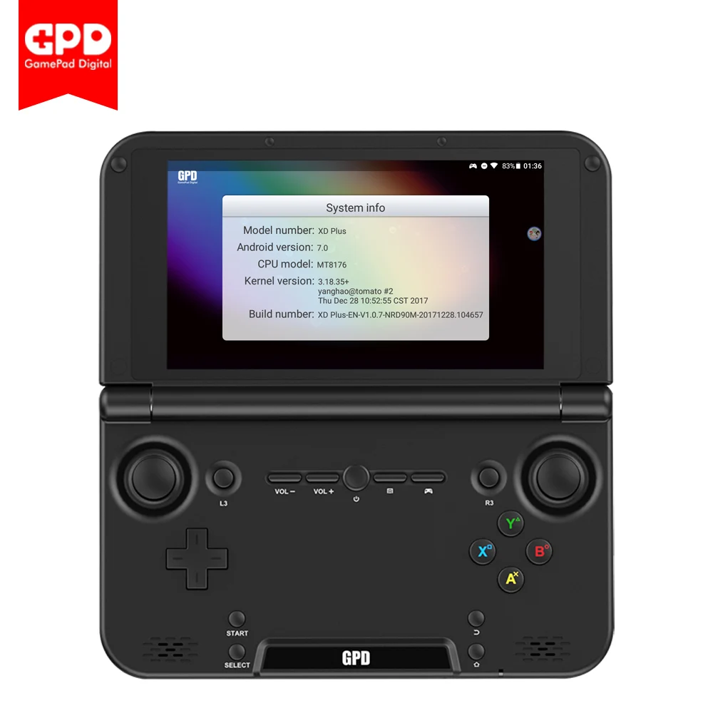GPD XD плюс 5 дюймов Сенсорный экран Android 7 0 4 ГБ/32 ГБ флэш-памяти Процессор MTK 8176